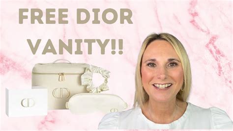 dior vanity case free gift